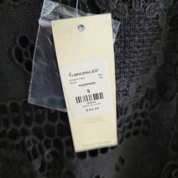 Miami Black Lace Sleeveless Dress, Women's, Size Small - Picture 4 of 5